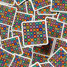 Load image into Gallery viewer, Granny Square Stickers
