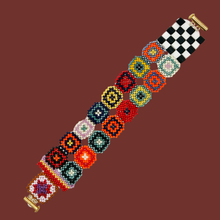 Load image into Gallery viewer, Granny Square Bracelet (7.5")