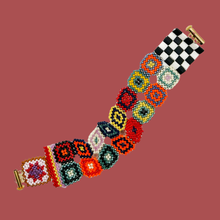 Load image into Gallery viewer, Granny Square Bracelet (7.5")
