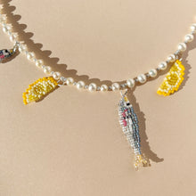 Load image into Gallery viewer, Pearly Girl Tinned Sardine Necklace (with LEMONS!)
