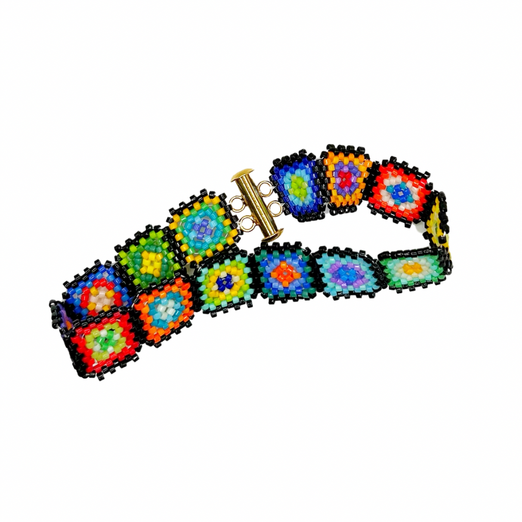 Granny Square Bracelet (8