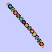 Load image into Gallery viewer, Granny Square Bracelet (7.5&quot;)
