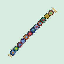 Load image into Gallery viewer, Granny Square Bracelet (7")
