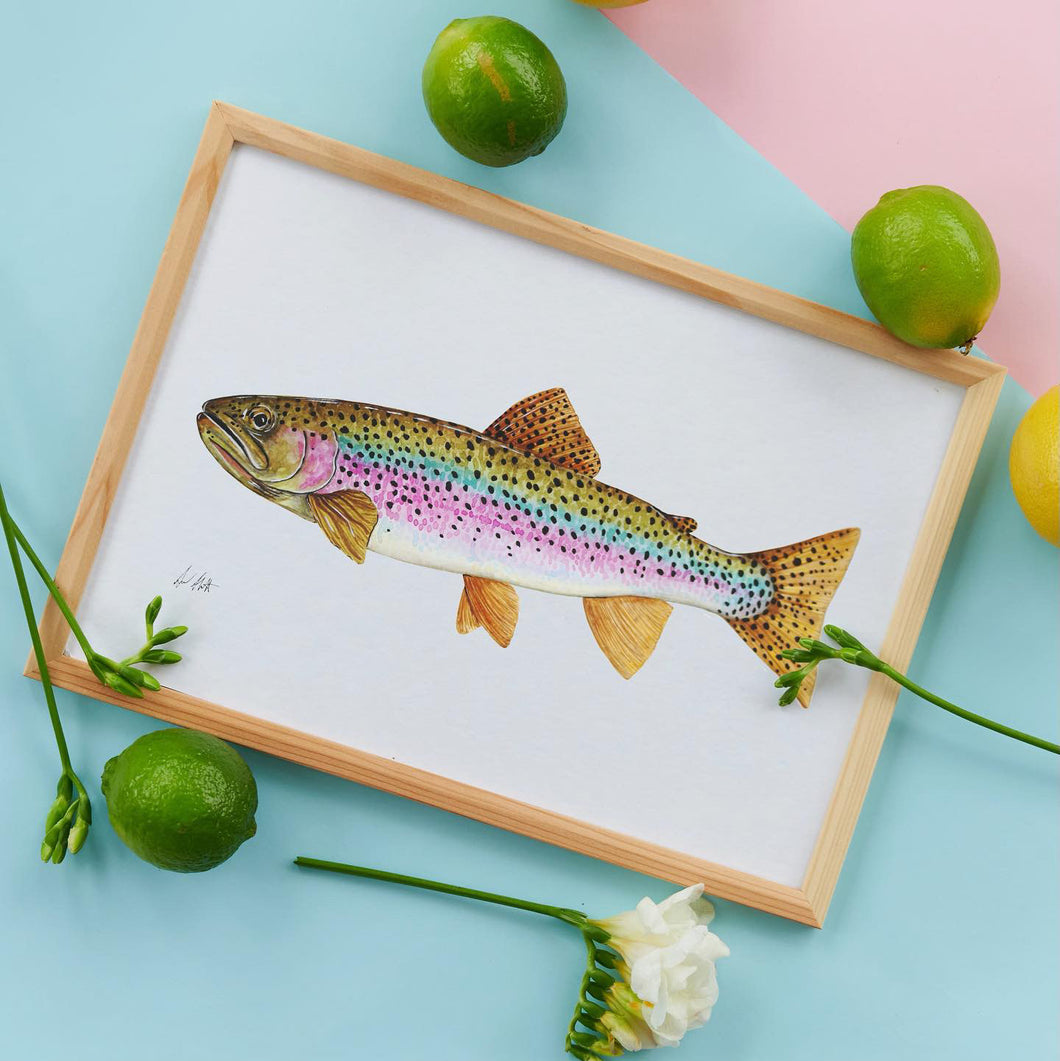 Rainbow Trout Giclée Print by SpencerSeas