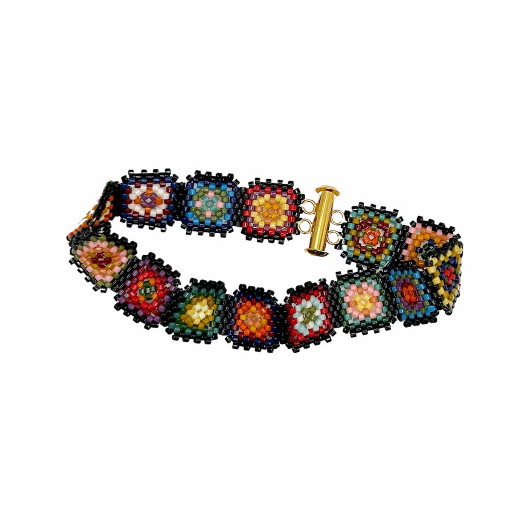 Granny Square Bracelet (8