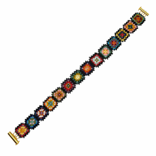 Load image into Gallery viewer, Granny Square Bracelet (8&quot;)
