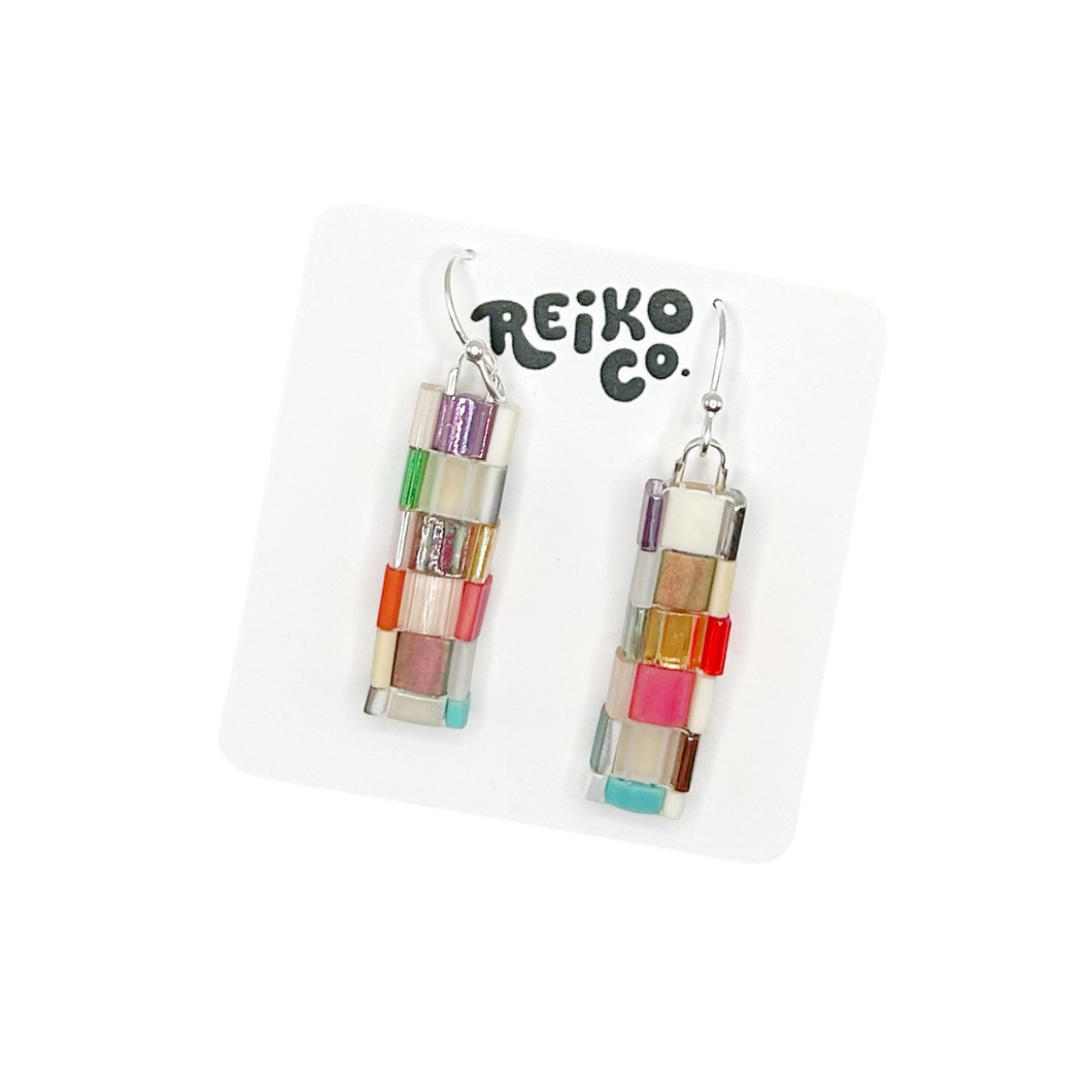 Cotton Candy Tower Earrings